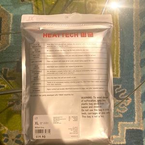 NWT dark gray heattech leggings